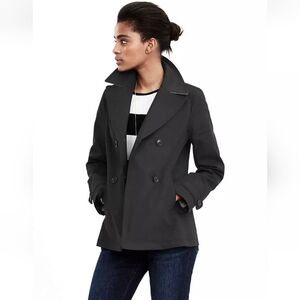 Banana Republic Black Short MAC Jacket  Size  Small